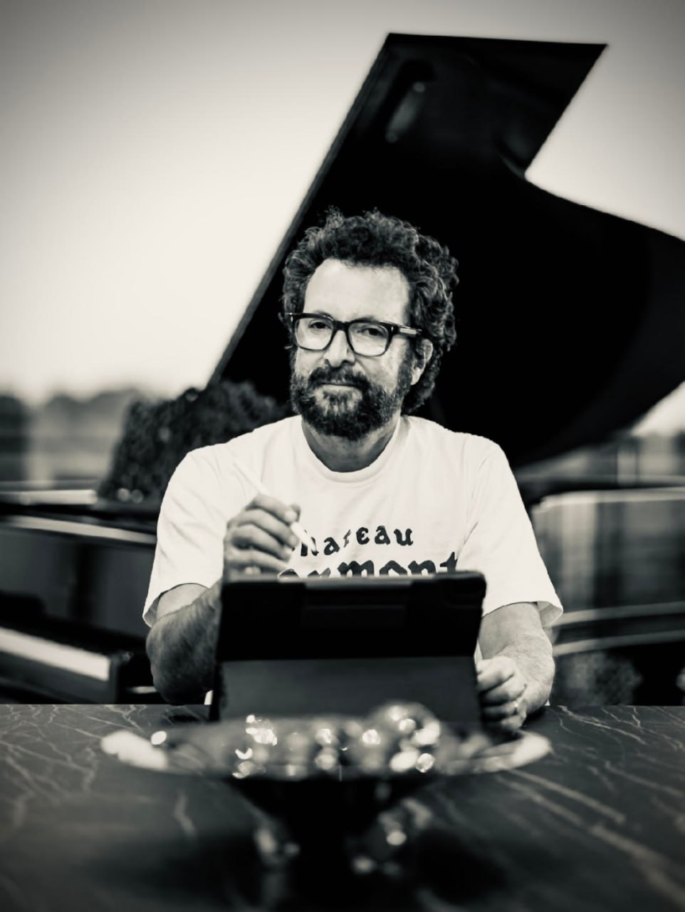 Winn Wittman at the piano