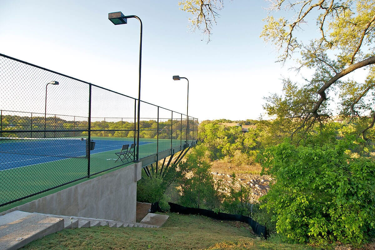Tennis Court in the Sky